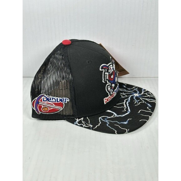 Mitchell & Ness Denver Nuggets NBA Storm Adjustable Snapback Trucker Hat Cap - Picture 2 of 6